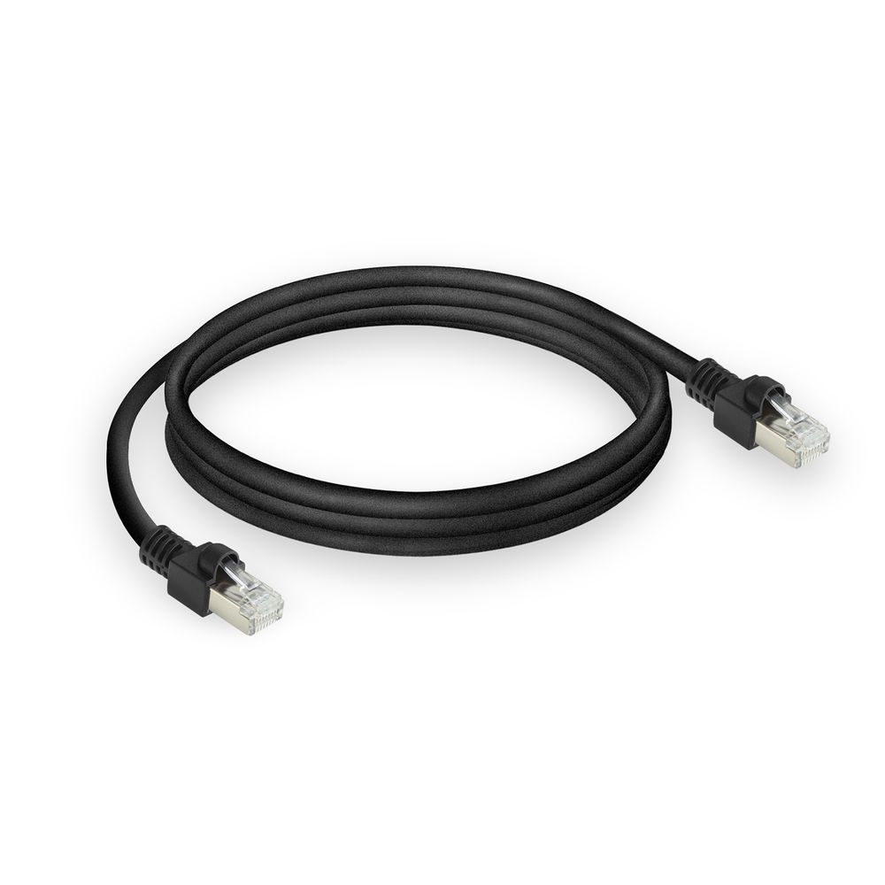 ACT CAT7 S-FTP Patch Cable 0,5m Black