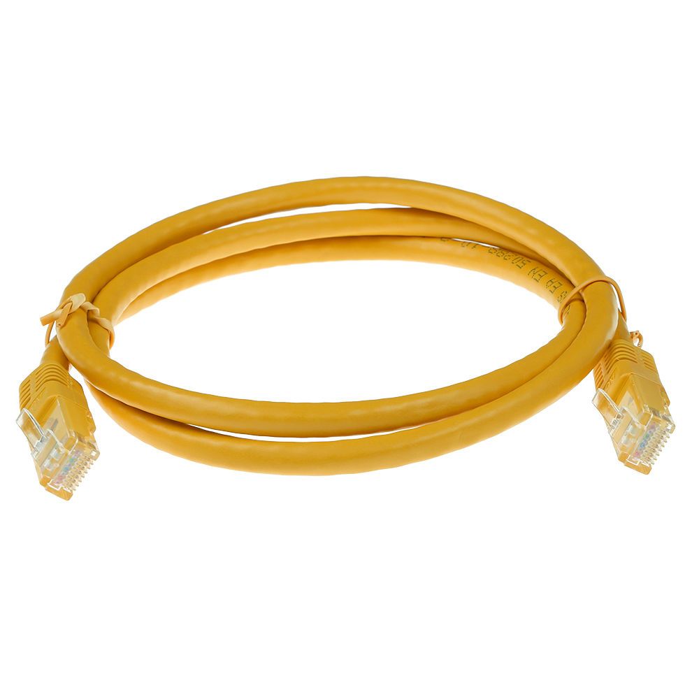 ACT CAT5e U-UTP Patch Cable 0,5m Yellow