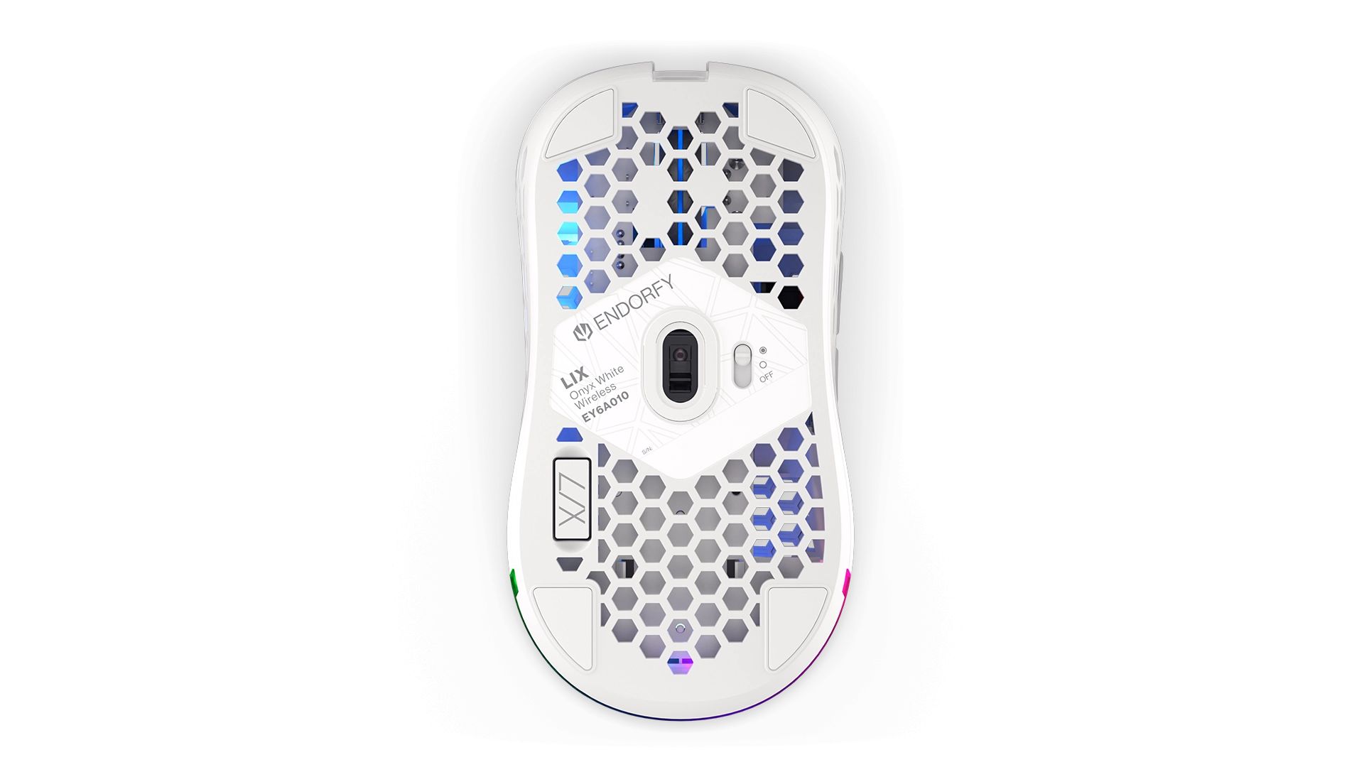 Endorfy LIX ARGB Wireless Mouse Onyx White