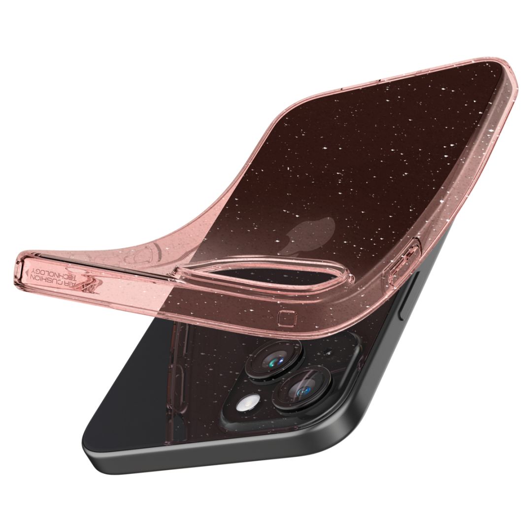 Spigen iPhone 15 Plus Liquid Crystal Glitter Rose Quartz