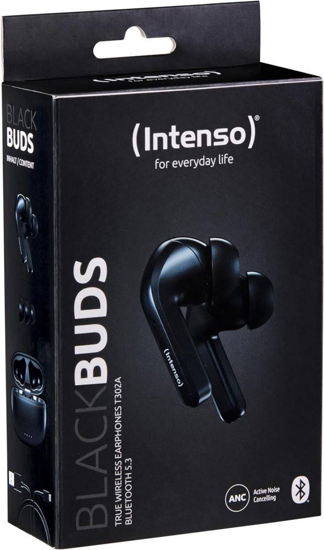 Intenso Buds T300A Bluetooth Headset Black