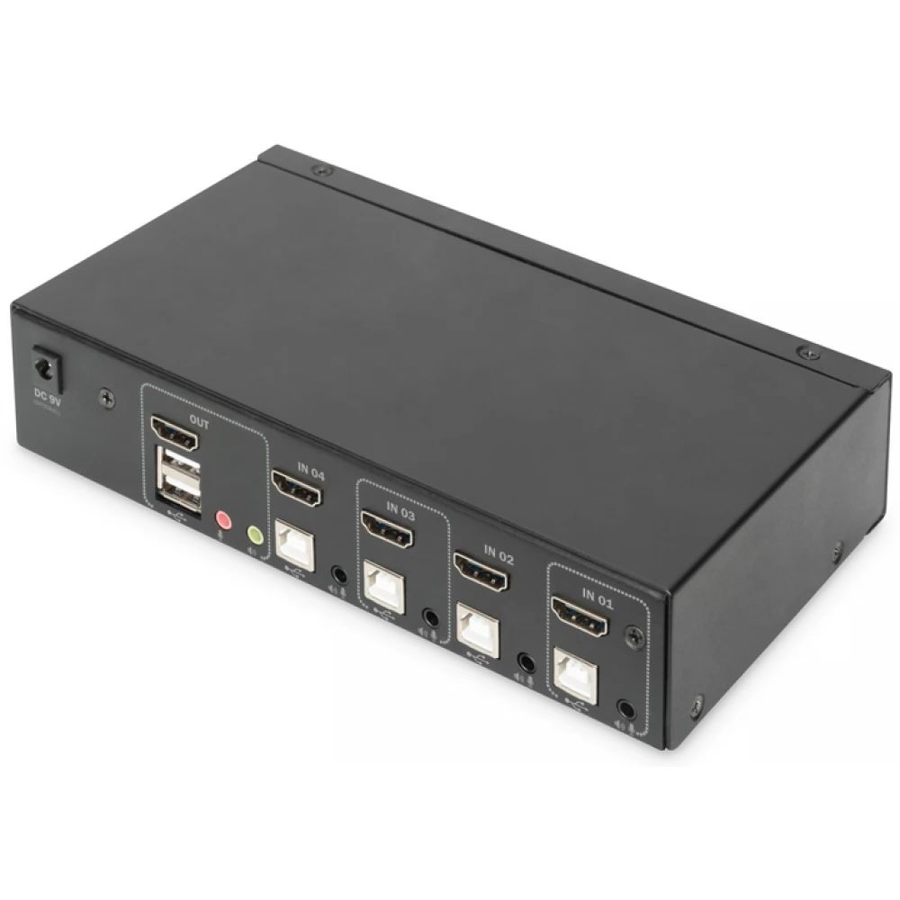 Digitus KVM Switch 4 Port HDMI