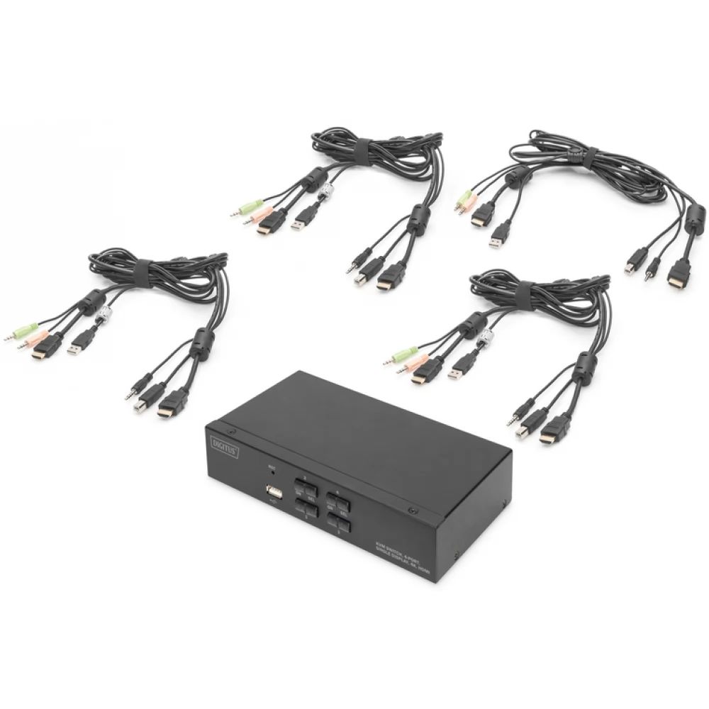 Digitus KVM Switch 4 Port HDMI