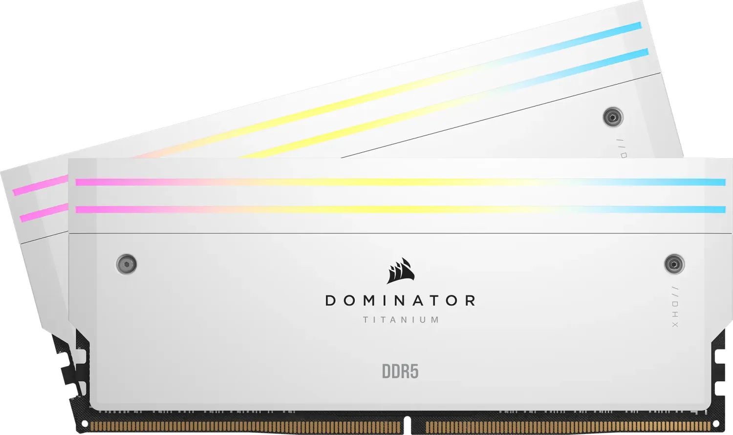 Corsair 32GB DDR5 6000MHz Kit(2x16GB) Dominator Titanium RGB White