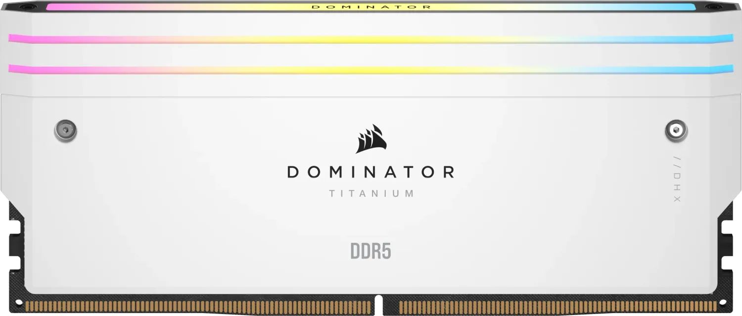 Corsair 32GB DDR5 6000MHz Kit(2x16GB) Dominator Titanium RGB White