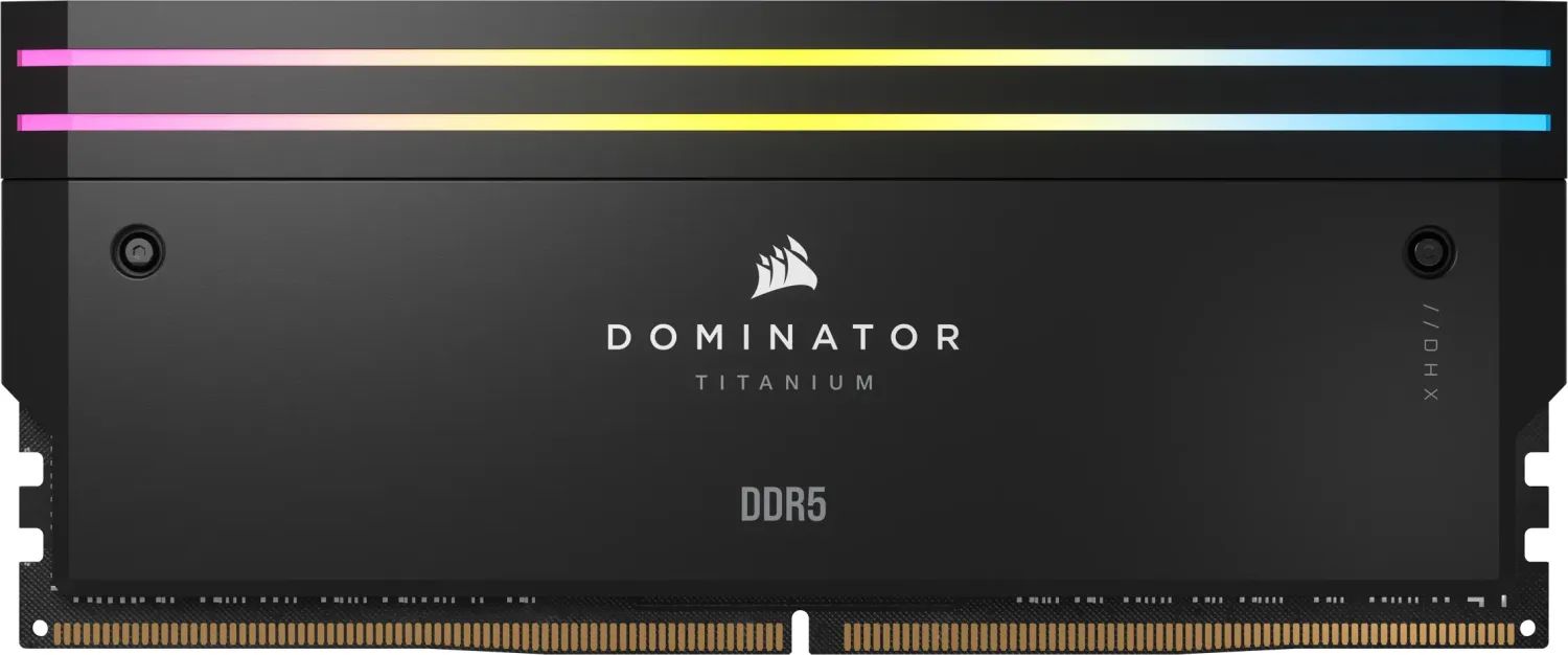 Corsair 32GB DDR5 6000MHz Kit(2x16GB) Dominator Titanium RGB Black