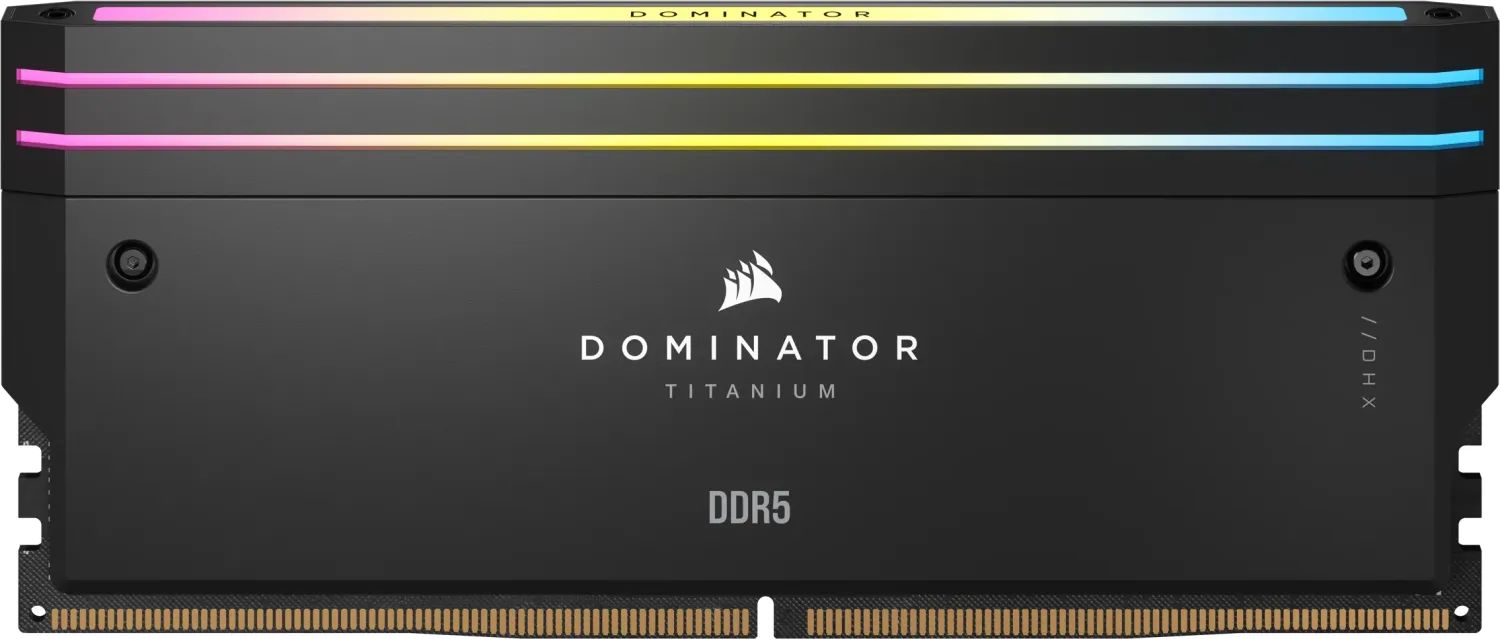 Corsair 32GB DDR5 6000MHz Kit(2x16GB) Dominator Titanium RGB Black