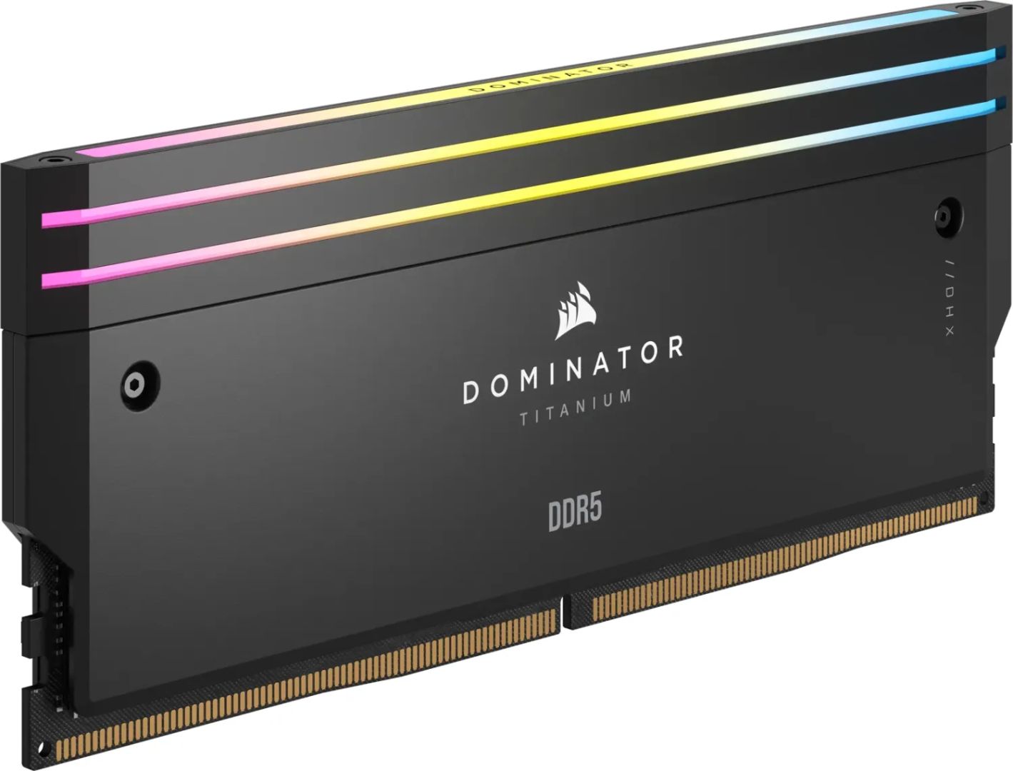 Corsair 32GB DDR5 6000MHz Kit(2x16GB) Dominator Titanium RGB Black