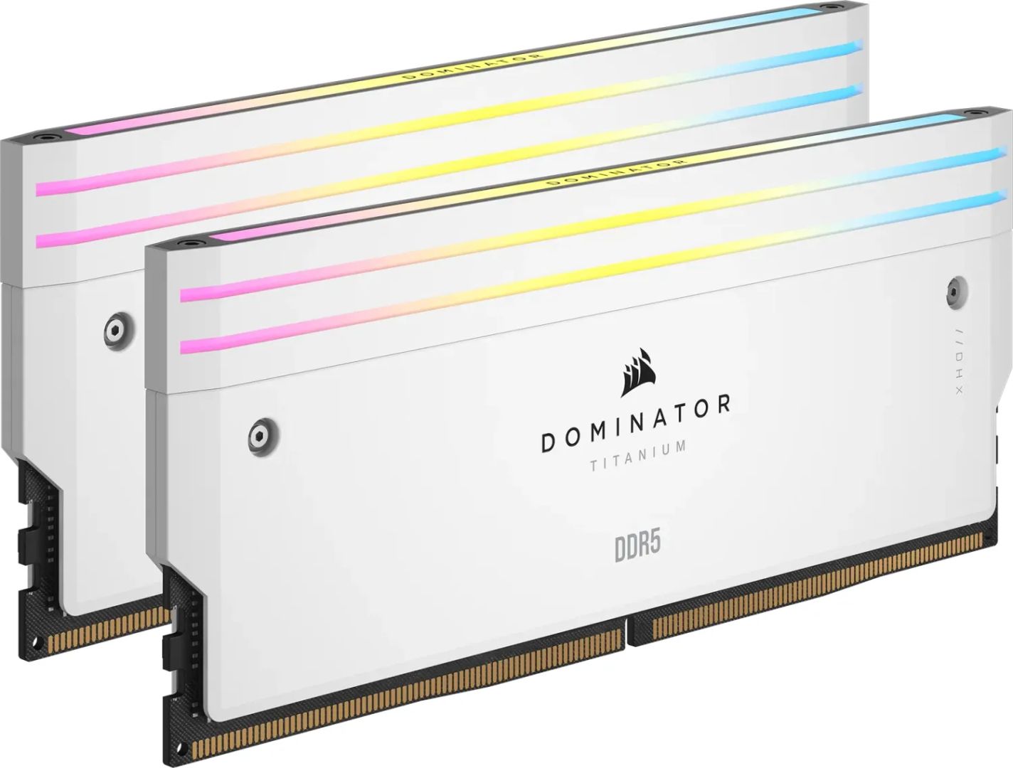 Corsair 48GB DDR5 6000MHz Kit(2x24GB) Dominator Titanium RGB White