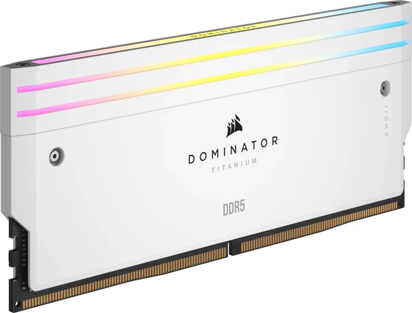 Corsair 64GB DDR5 6000MHz Kit(2x32GB) Dominator Titanium RGB White