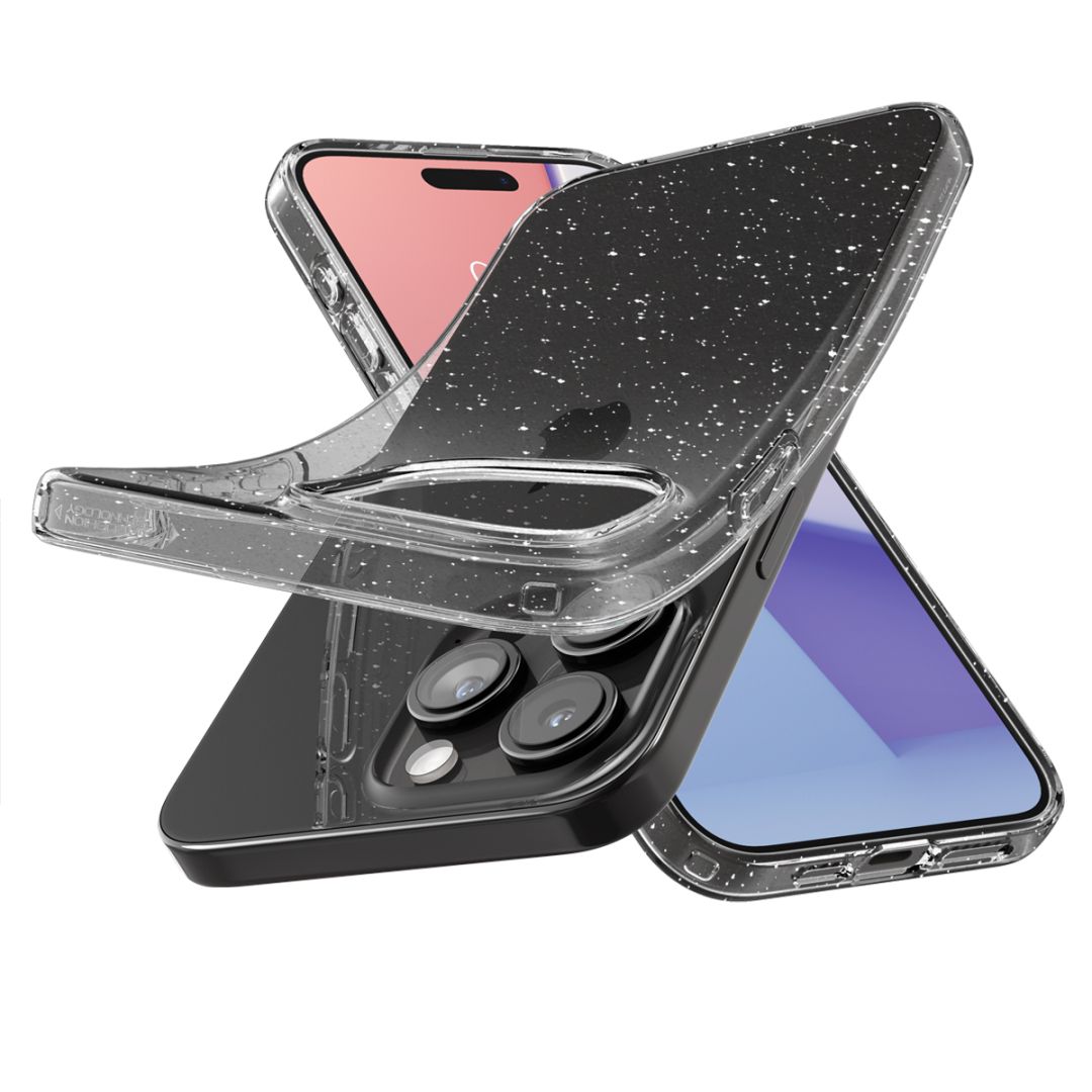 Spigen iPhone 15 Pro Max Case Liquid Crystal Glitter Crystal Quartz