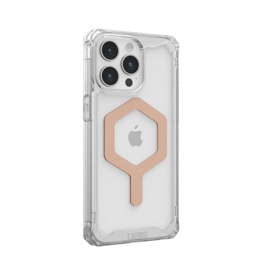 UAG Plyo case for MagSafe iPhone 15 Pro Max Ice/Rose Gold