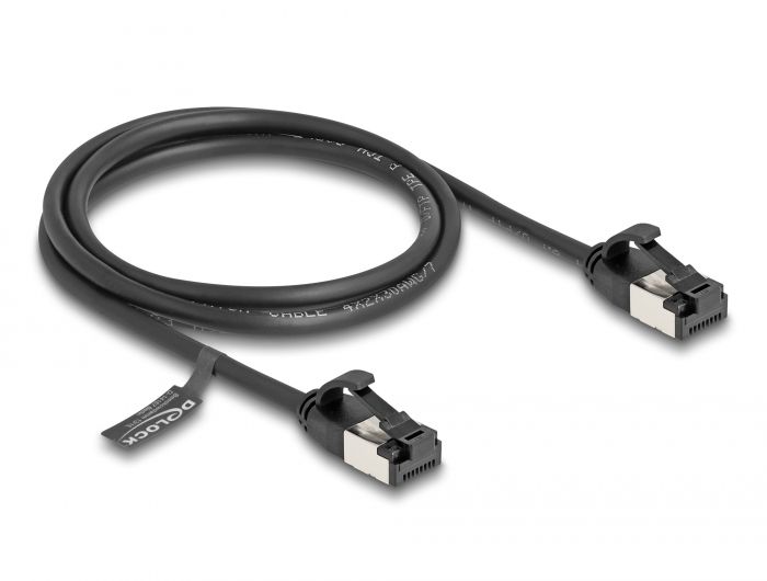 DeLock CAT8.1 U-FTP Patch Cable 1m Black