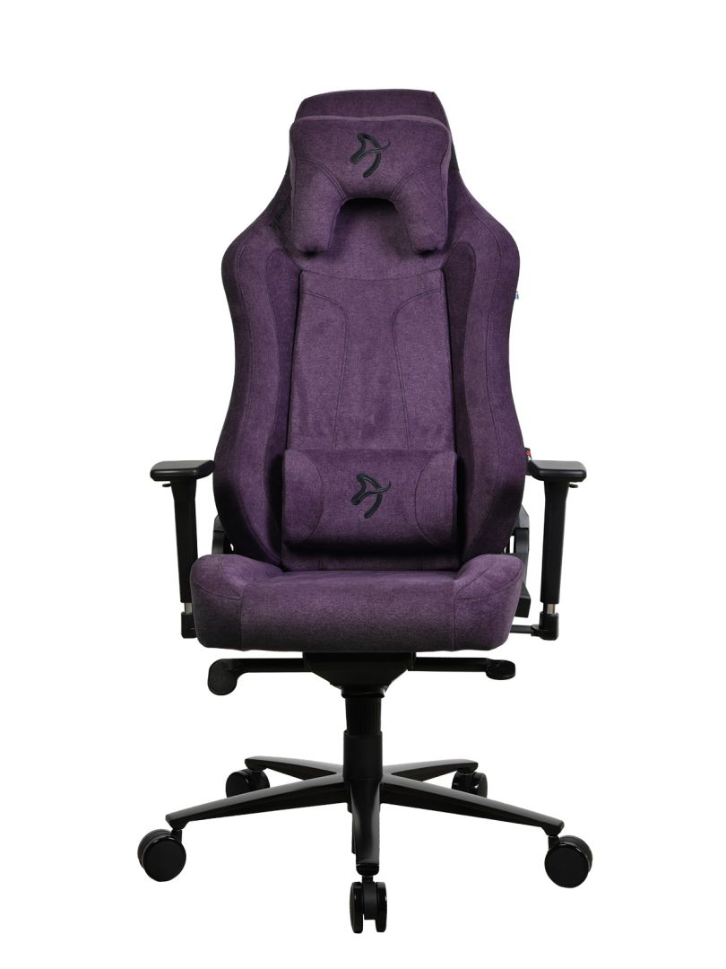 Arozzi Vernazza Soft Fabric Gaming Chair Purple