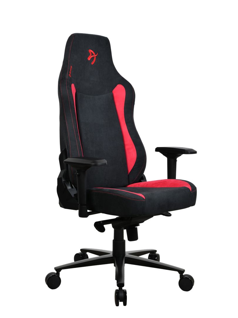 Arozzi Vernazza Supersoft Fabric Gaming Chair Black/Red