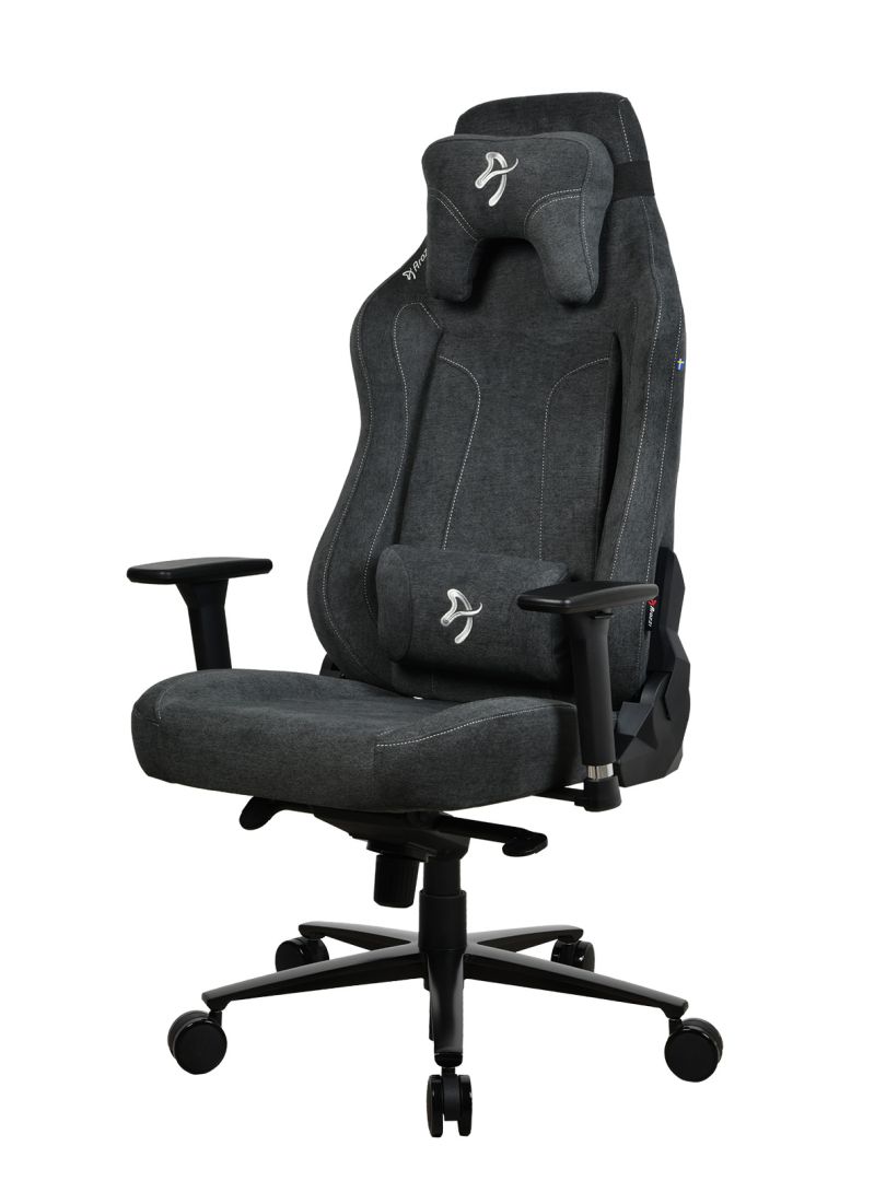 Arozzi Vernazza XL SoftFabric Gaming Chair Dark Grey