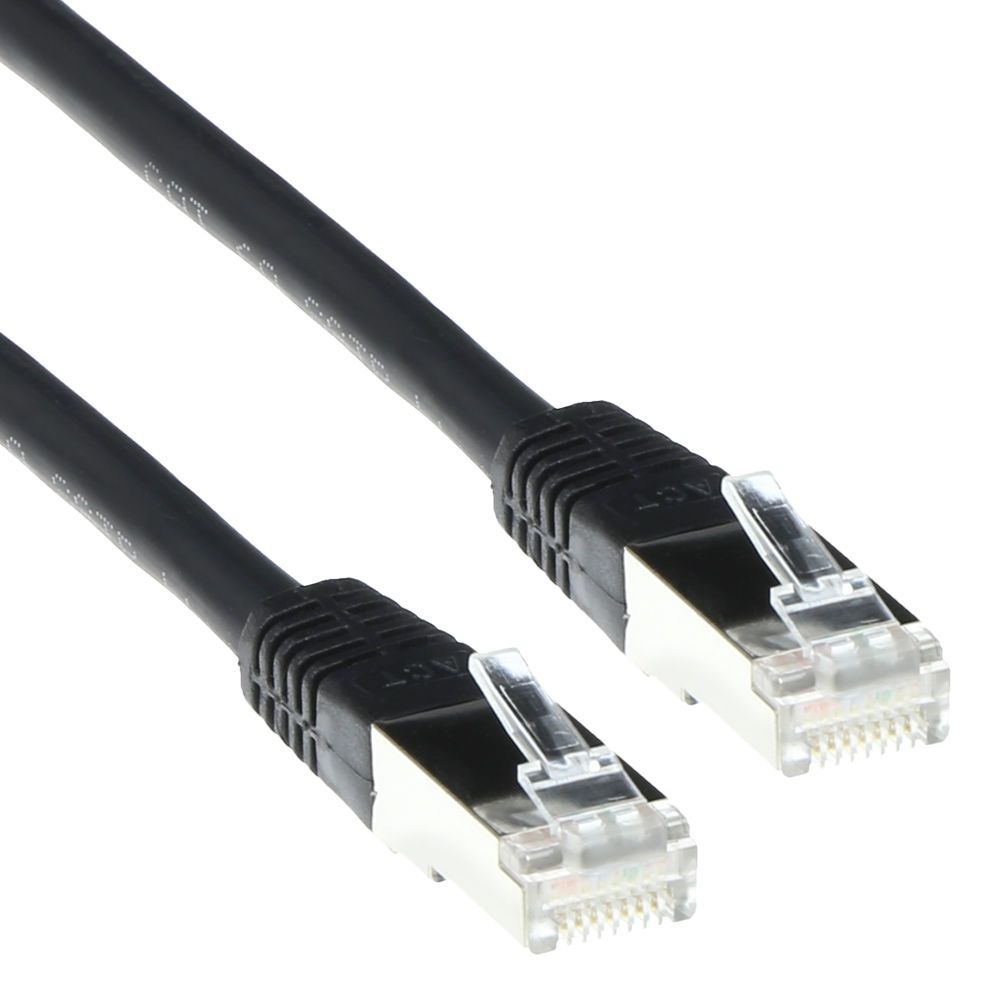 ACT CAT6A S-FTP Patch Cable 1,5m Black