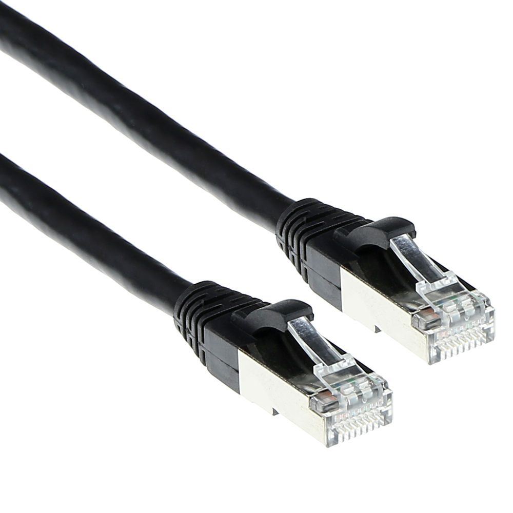 ACT CAT6A S-FTP Patch Cable 10m Black