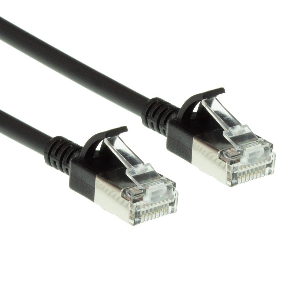 ACT CAT6A U-FTP Patch Cable 10m Black