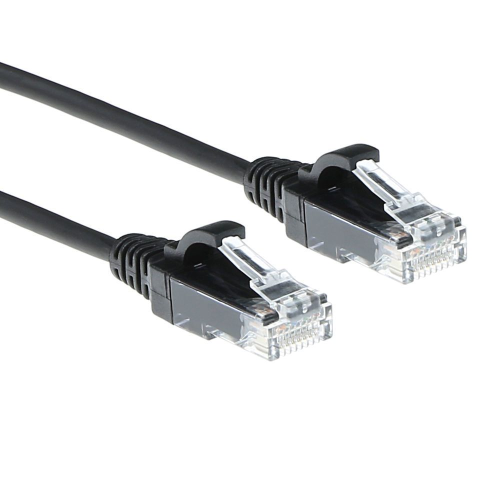 ACT CAT6A U-UTP Patch Cable 10m Black