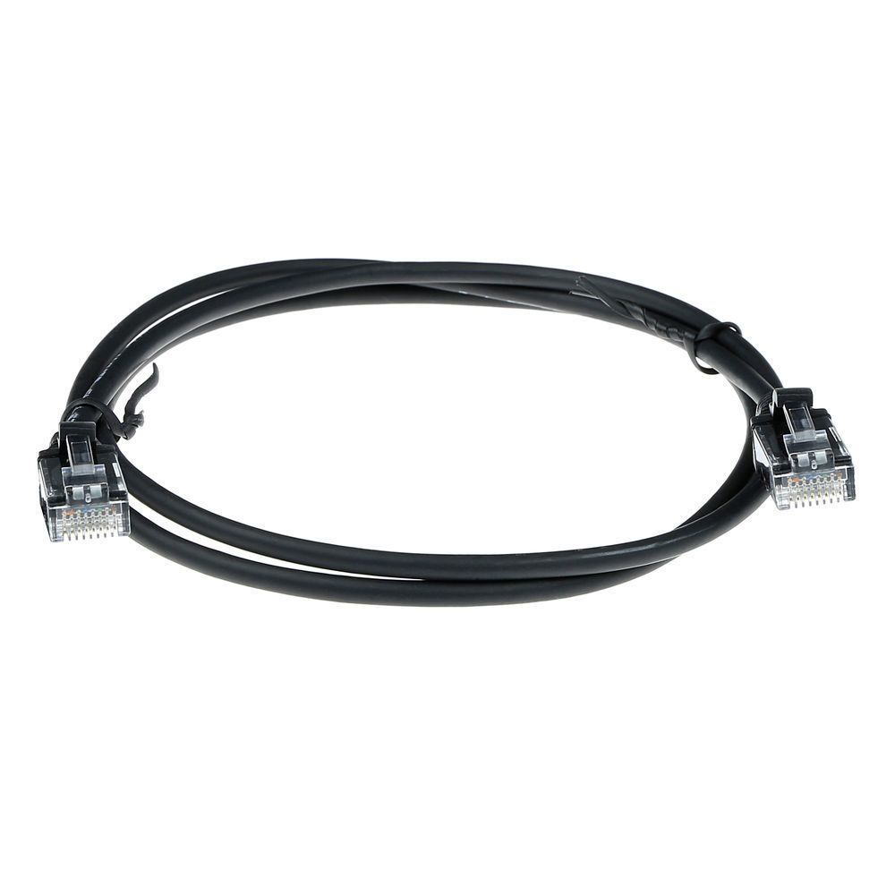 ACT CAT6A U-UTP Patch Cable 10m Black