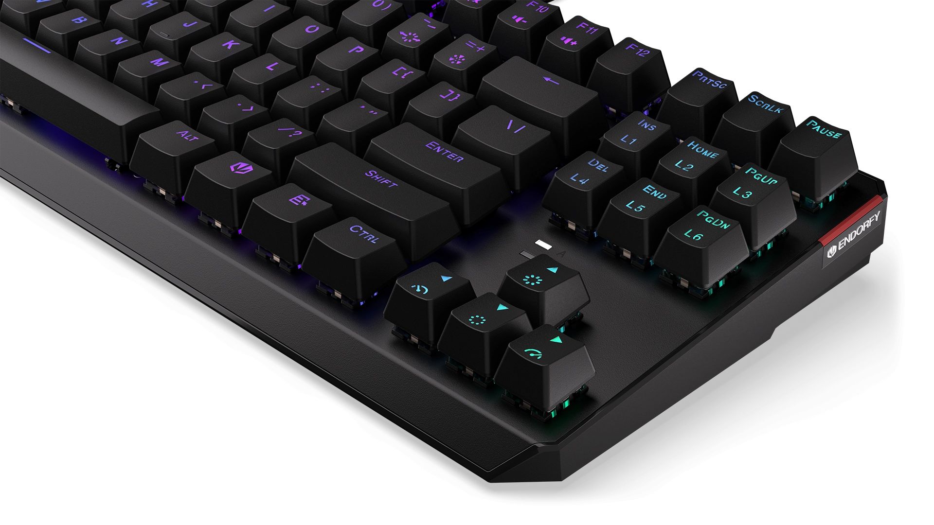 Endorfy Thock TKL Brown Switch Mechanical Keyboard Black US