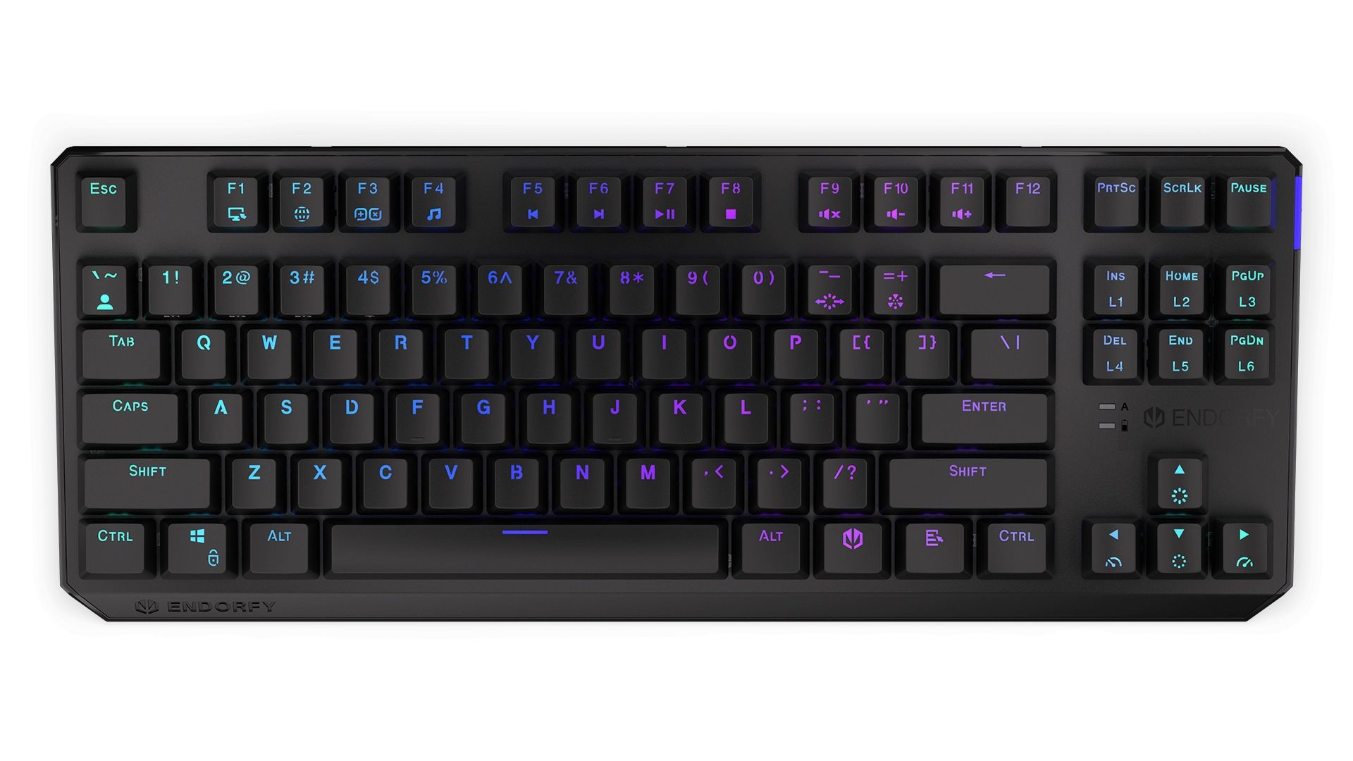 Endorfy Thock TKL Wireless Black Switch Mechanical Keyboard Black US