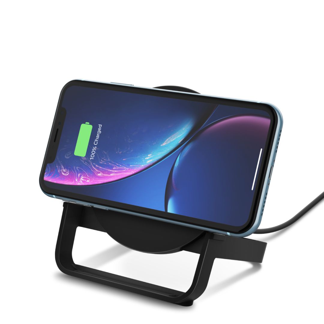 Belkin Boost Charge 10W Wireless Charging Stand 10W (AC Adapter Not Included) Black