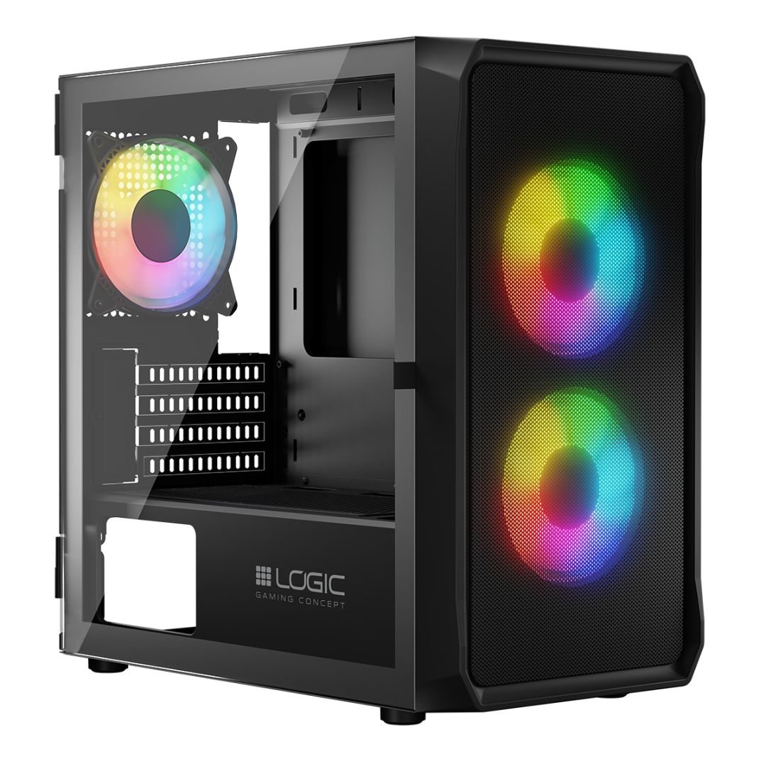 Logic Portos ARGB Mini Window Black