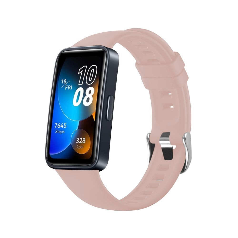 FIXED Silicone Strap for Huawei Band 8, pink