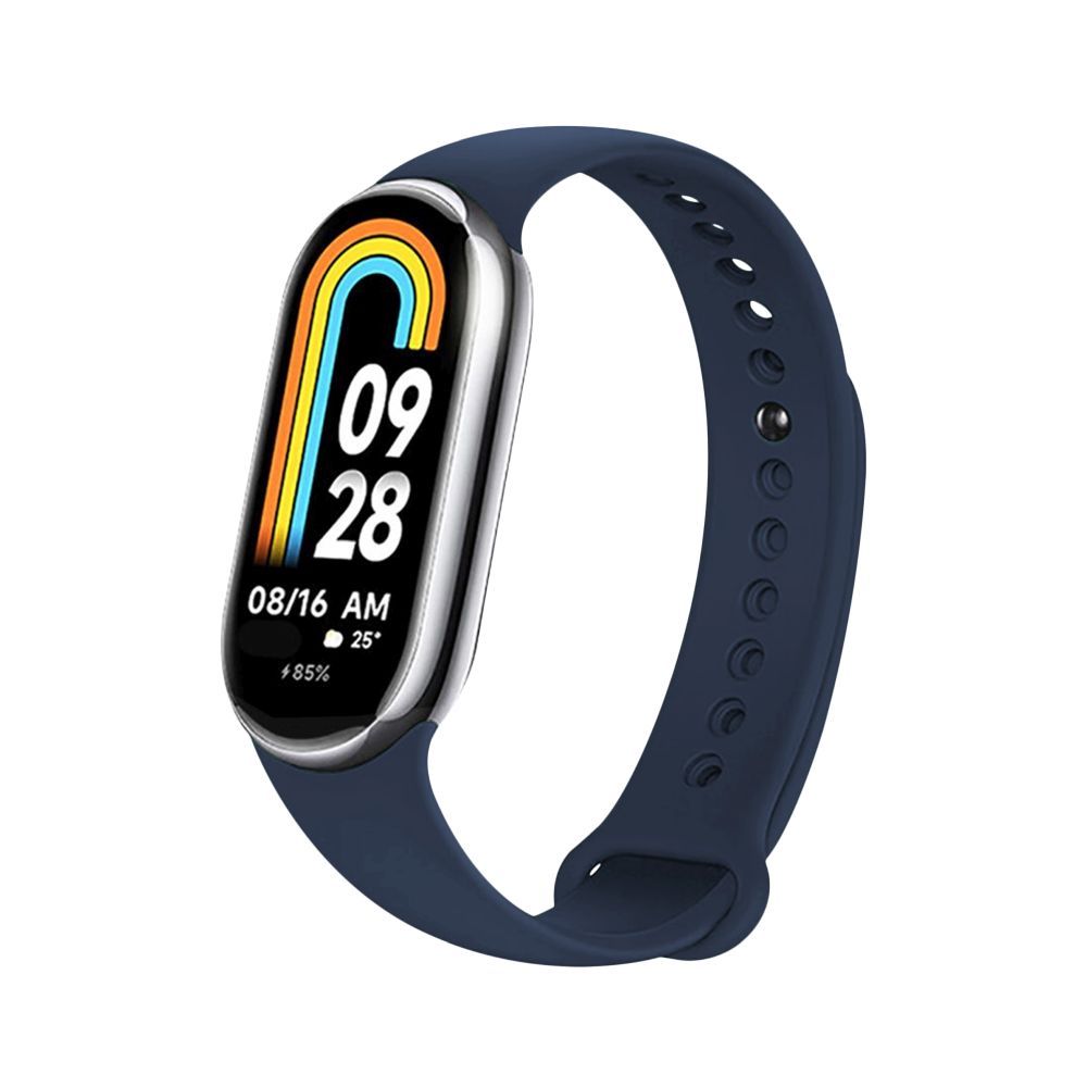 FIXED Silicone Strap for Xiaomi Mi Band 8, blue