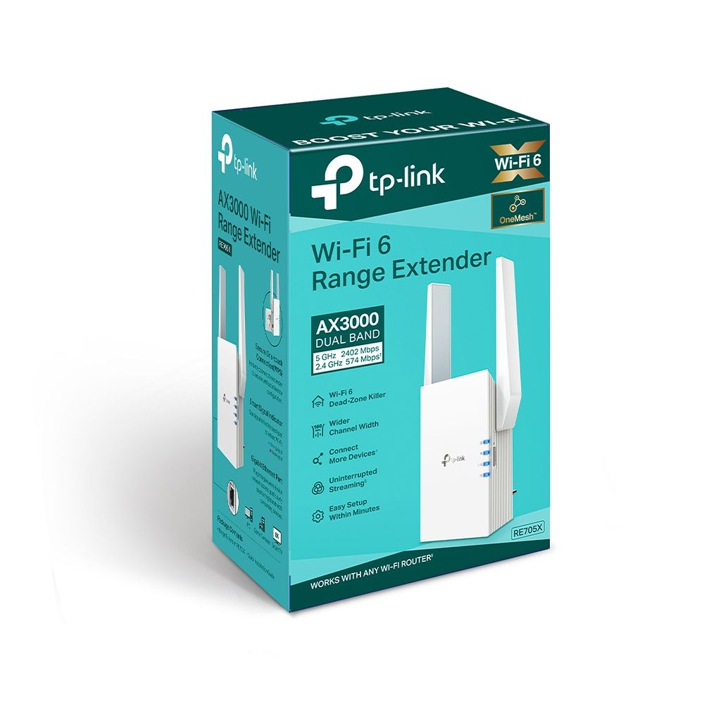 TP-Link RE705X AX3000 Wi-Fi 6 Range Extender