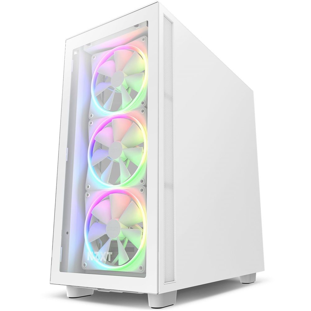 NZXT H7 Elite 2023 Tempered Glass White