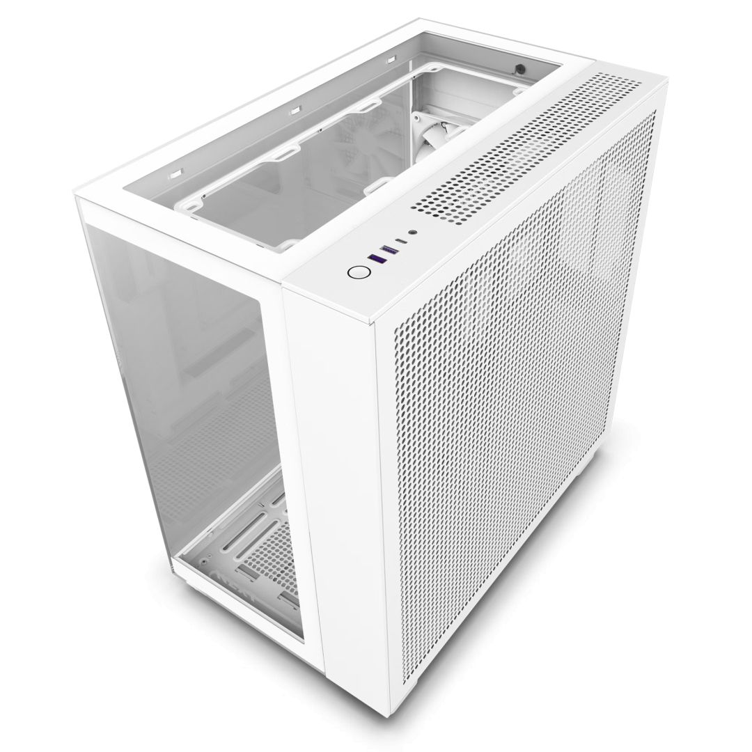 NZXT H9 Elite Tempered Glass Matte White