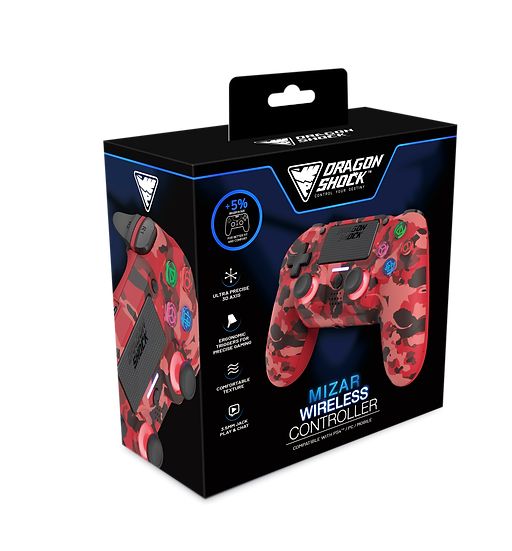 Dragonshock Mizar Bluetooth Gamepad Red Camo