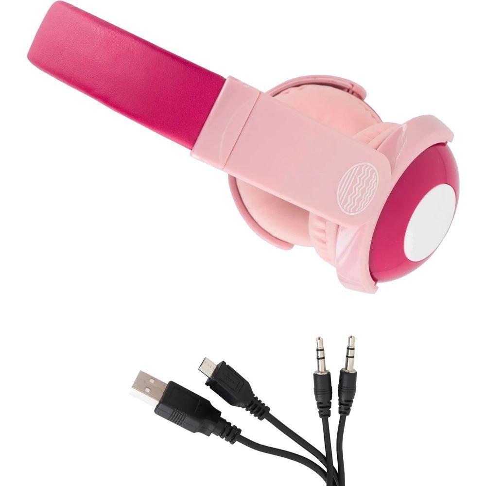 OUR PURE PLANET Childrens Bluetooth Headphones Pink