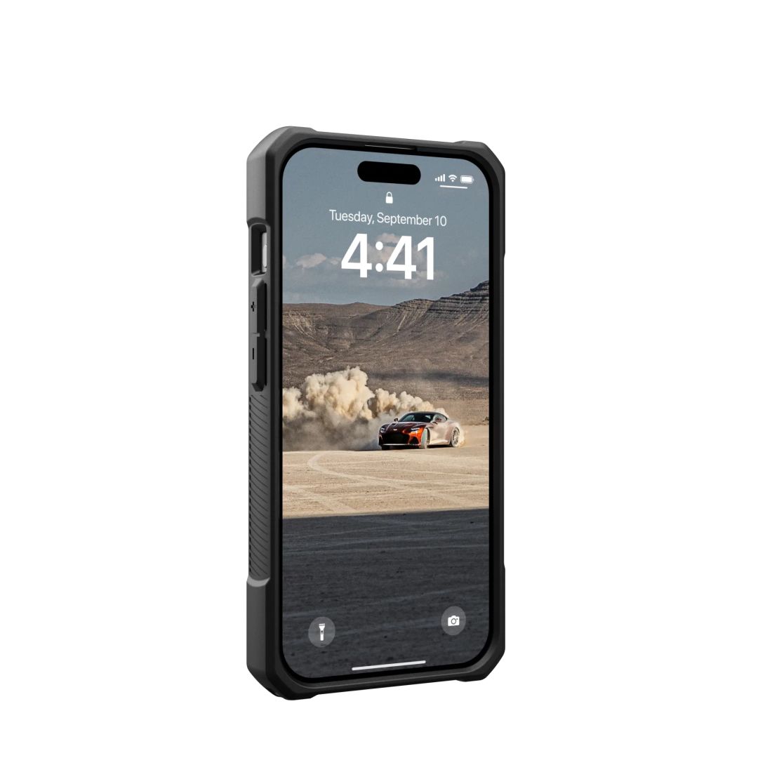 UAG Monarch case for iPhone 15 Pro Kevlar Black