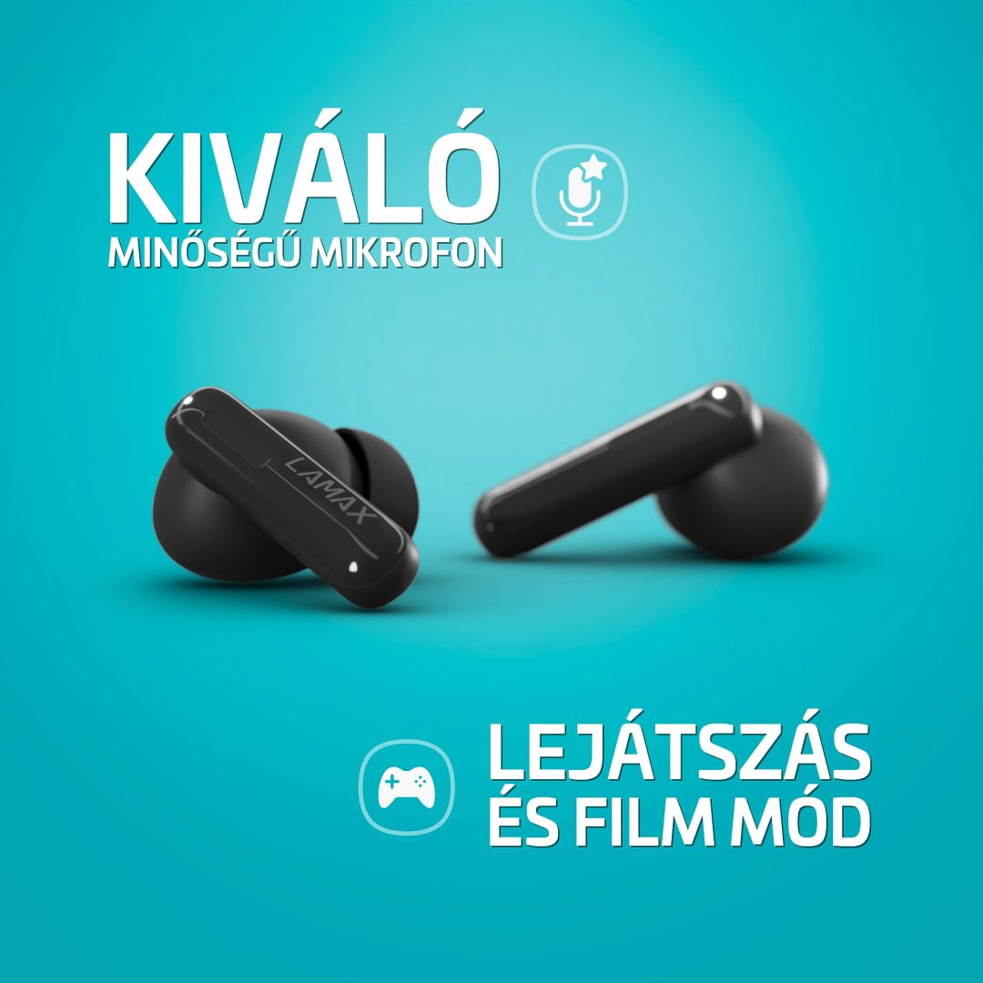 Lamax Clips1 Plus Bluetooth Headset Black