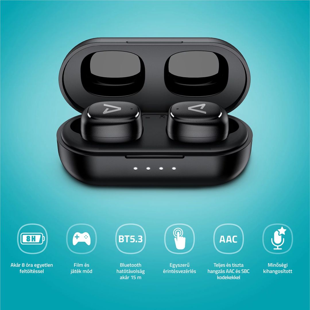 Lamax Dots3 Play Bluetooth Headset Black