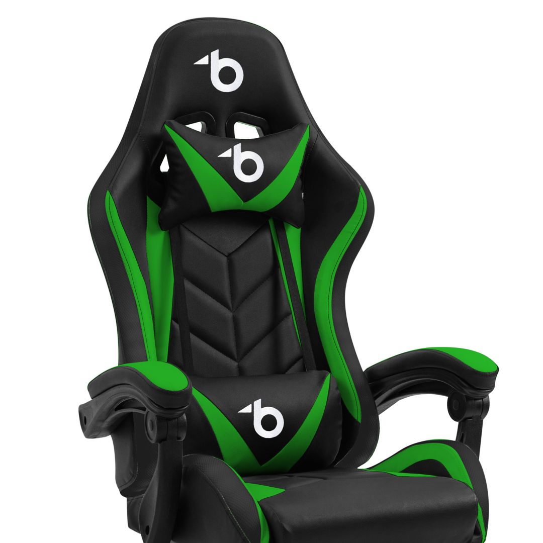 Delight BMD1115GR Gaming Chair Black/Green