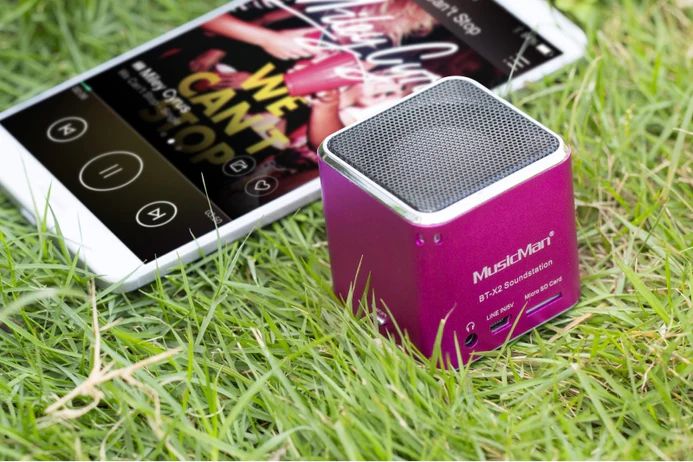 Technaxx BT-X2 Mini Wireless Soundstation Pink