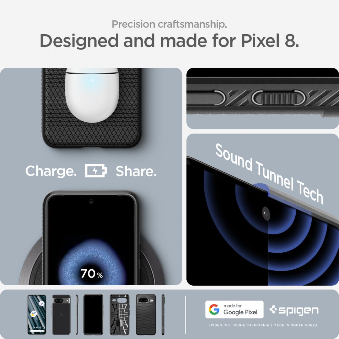 Spigen Google Pixel 8 Liquid Air Matte Black