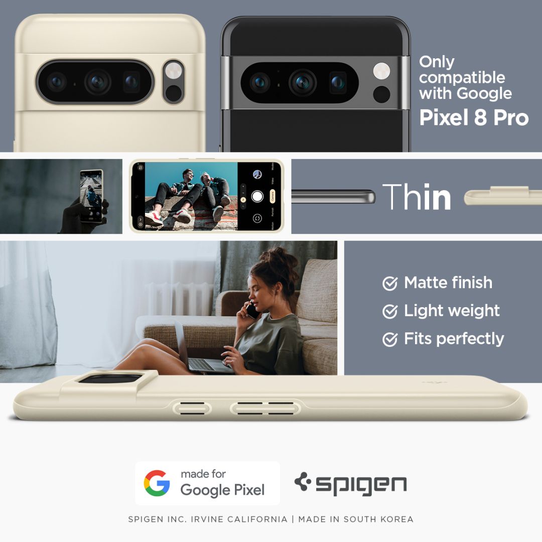 Spigen Google Pixel 8 Pro Thin Fit Mute Beige