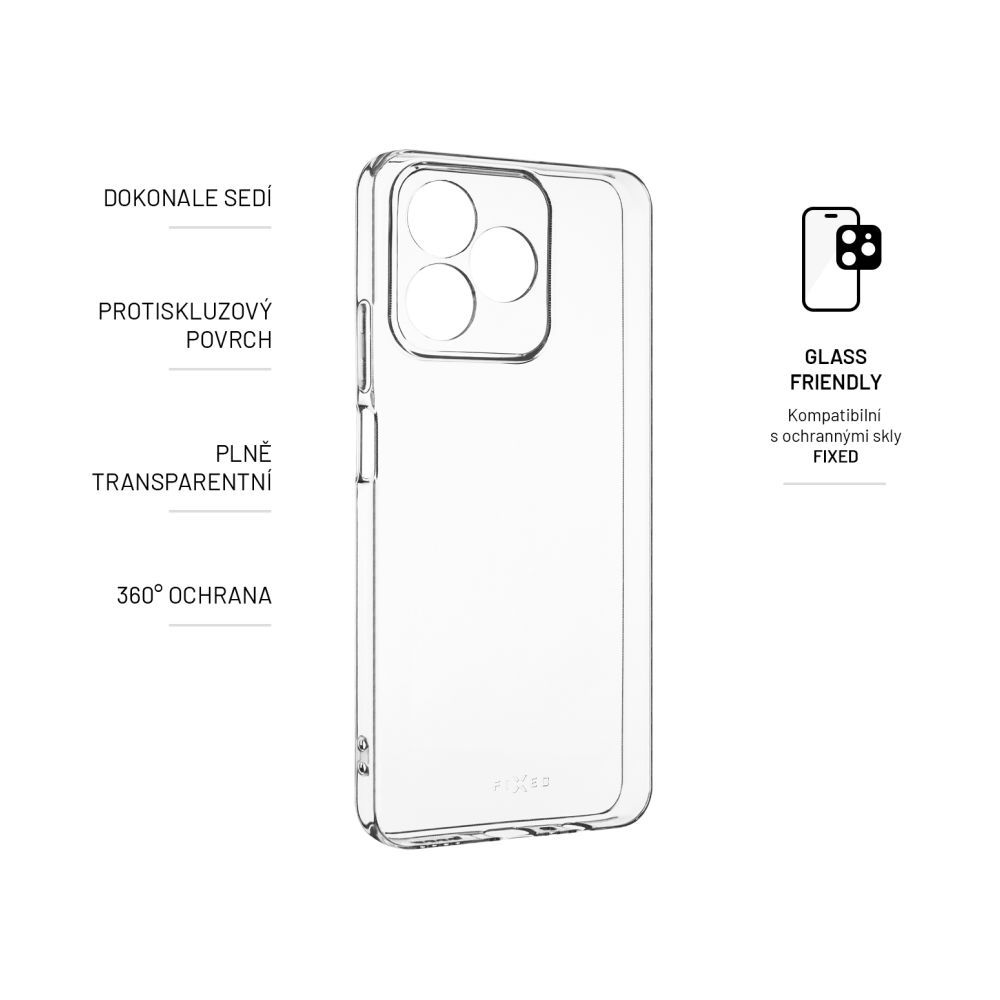 FIXED TPU Gel Case for Realme C53, clear