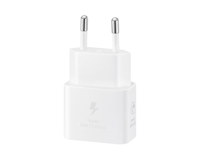 Samsung 25W PD Power Adapter with USB-C cable White