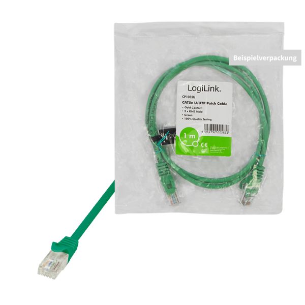 Logilink CAT5e U-UTP Patch Cable 2m Green