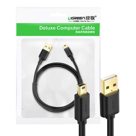 UGREEN USB-A to miniUSB male/male cable 1m Black