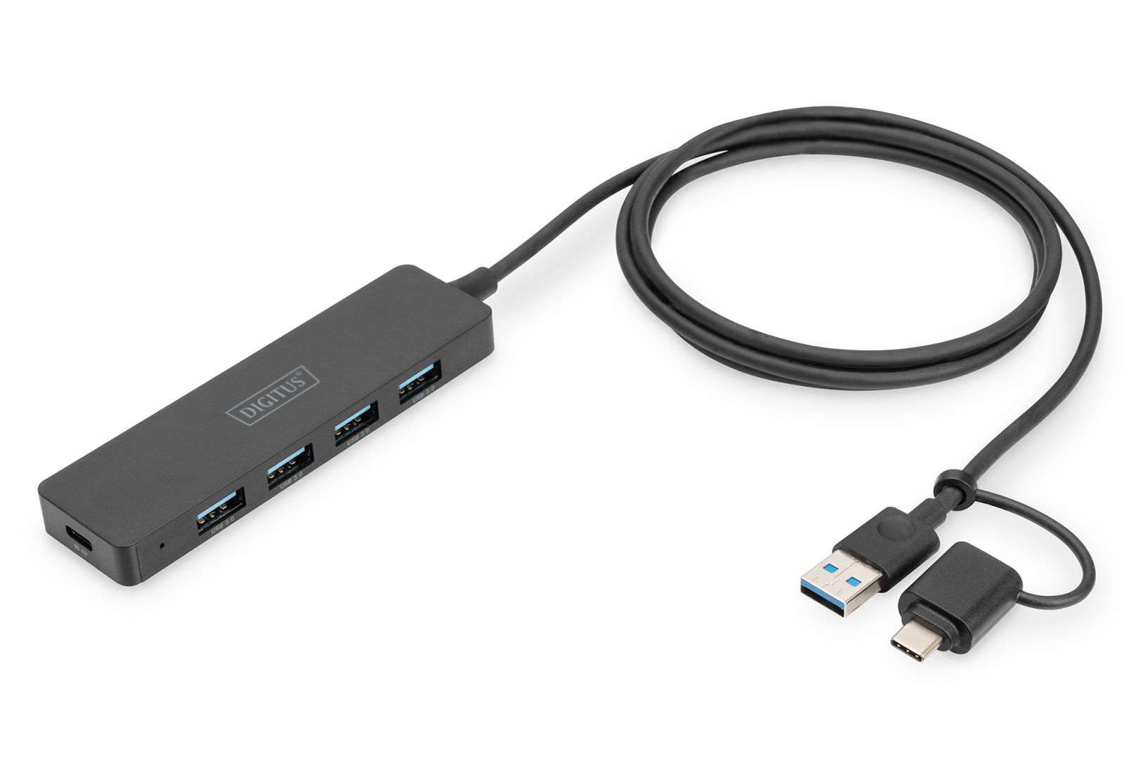 Digitus DA-70236 4-Port USB 3.0 Black