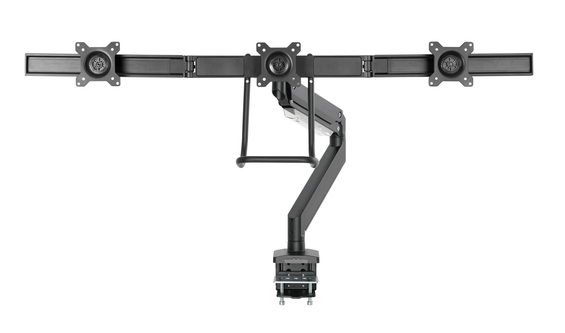 Gembird MA-DA3-03 Desk mounted adjustable monitor arm for 3 monitors 17"-27" Black