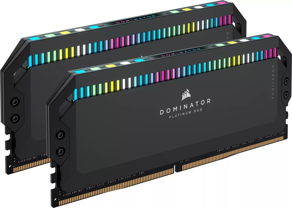 Corsair 64GB DDR5 6400MHz Kit(2x32GB) Dominator Platinum RGB Black